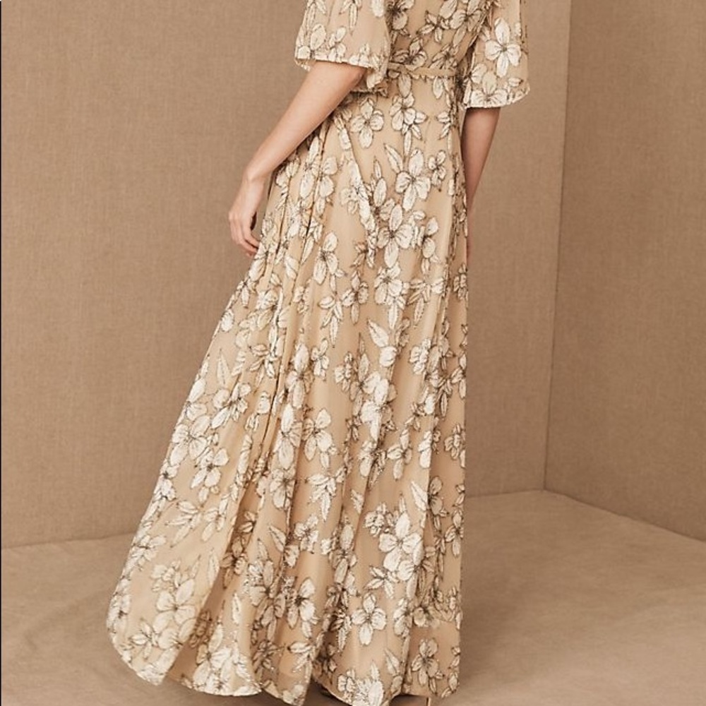 BHLDN BLOOMSBURY MAXI DRESS CREAM - Picture 4 of 13